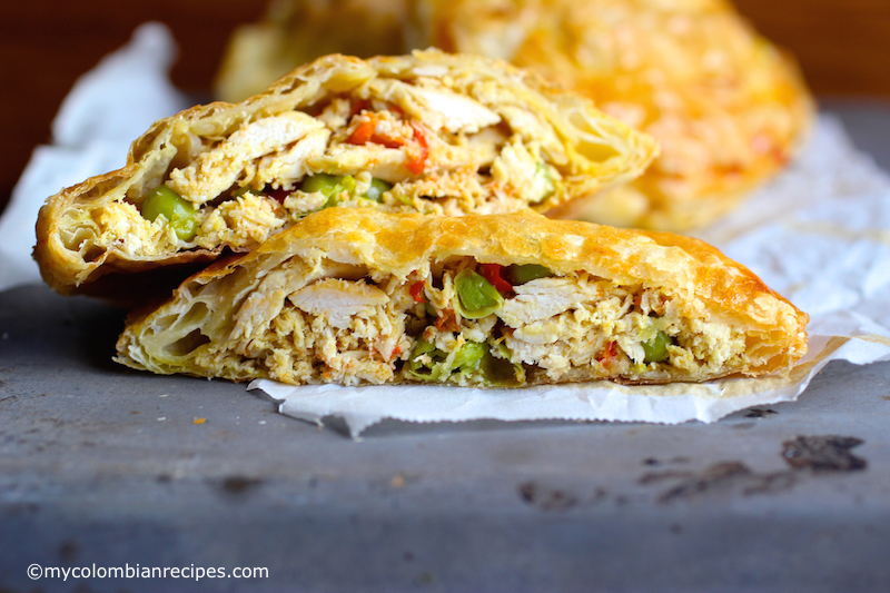 Pasteles de Pollo con Verduras (Colombian-Style Chicken Pastries)