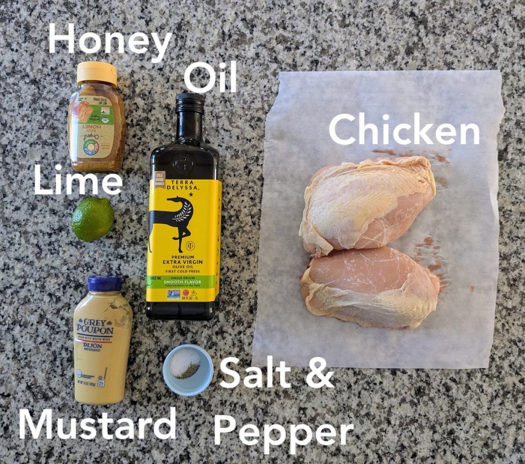 Roasted Chicken With Honey And Lime