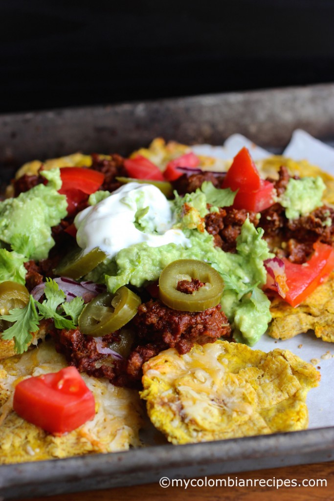 Patacón Loaded Nachos