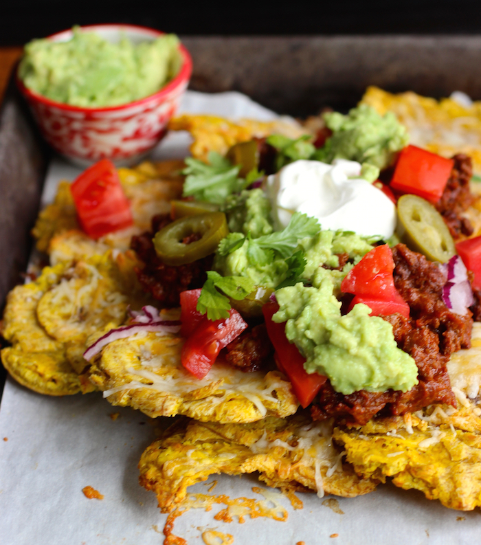 Patacón Loaded Nachos