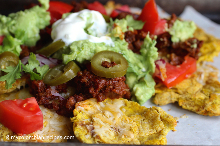 Patacón Loaded Nachos