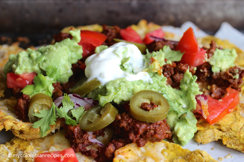 Patacón Loaded Nachos