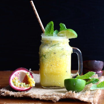 Mango and Passion Fruit Mojito |mycolombianrecipes.com