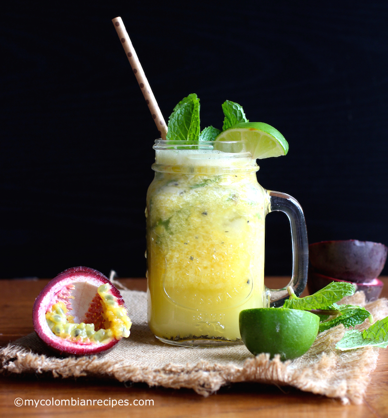 Mango and Passion Fruit Mojito |mycolombianrecipes.com