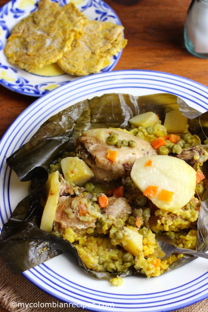 pastel de arroz costeño (Atlantic Coast Tamal) |mycolombianrecipes.com