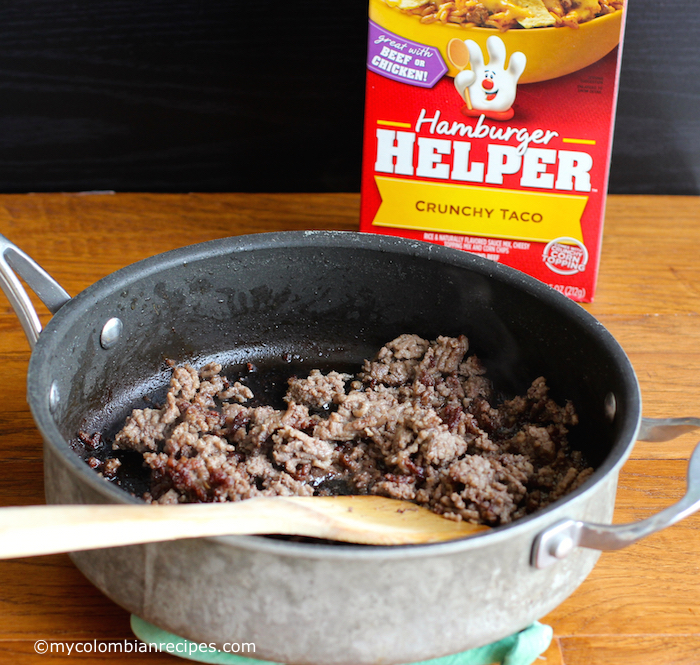 Crunchy Taco Rice and Beef Bowl