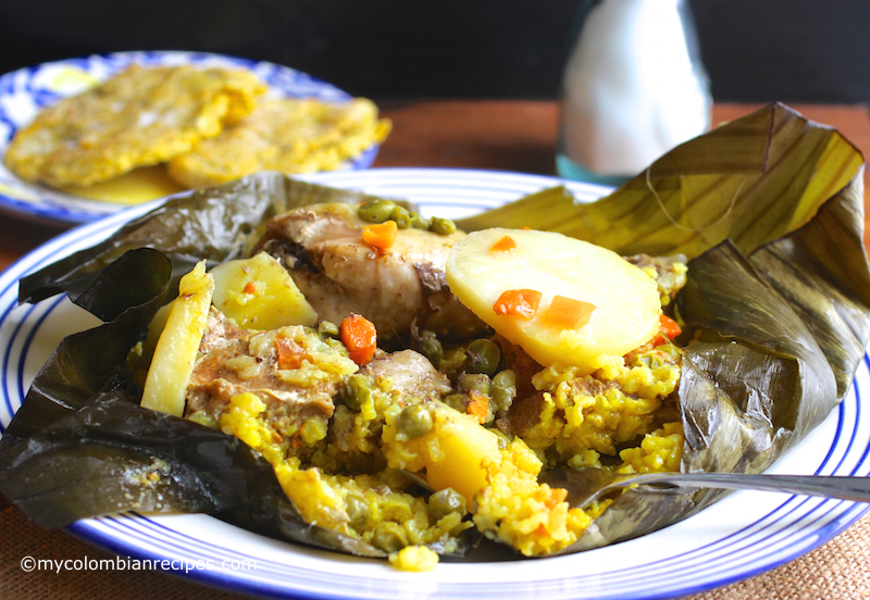 Pasteles de Arroz (Rice Tamales) |mycolombianrecipes.com