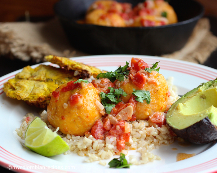 Albóndigas de Pescado (Fish “Meat Balls” in Coconut Sauce)