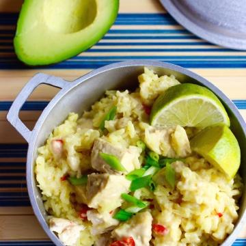 Arroz Atollado de Pescado (Colombian-Style Creamy Fish Rice) |mycolombianrecipes.com