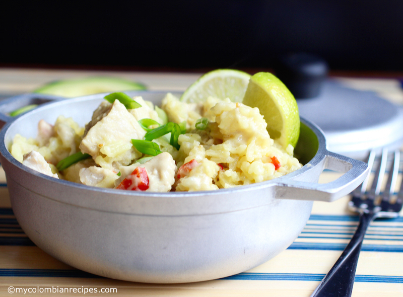 Arroz Atollado de Pescado (Colombian-Style Creamy Fish Rice)