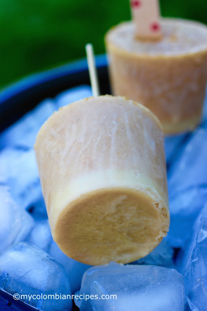 Pumpkin-Coconut Popsicles (Paletas de Calabaza y Coco)