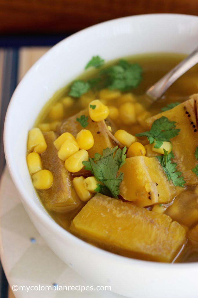 Sopa de Pollo y Plátano Verde (Chicken and Green Plantain Soup)