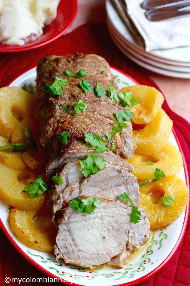 Pineapple Roasted Pork Loin My Colombian Recipes