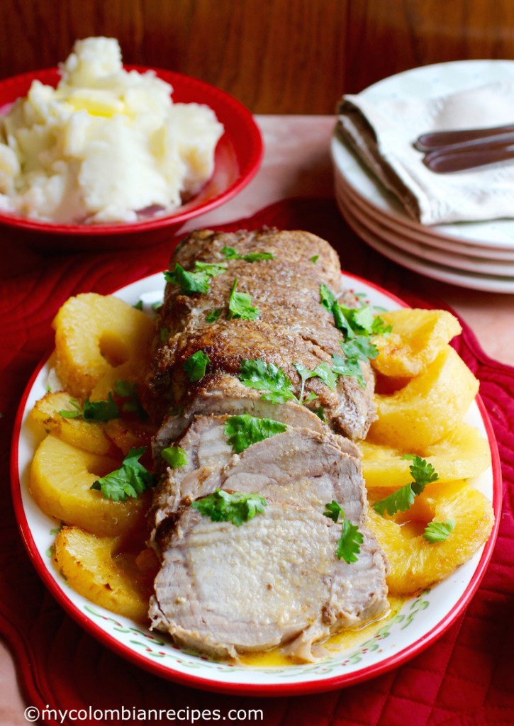 Pineapple Roasted Pork Loin