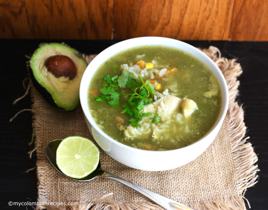 Cilantro-Lime Rice and Chicken Soup