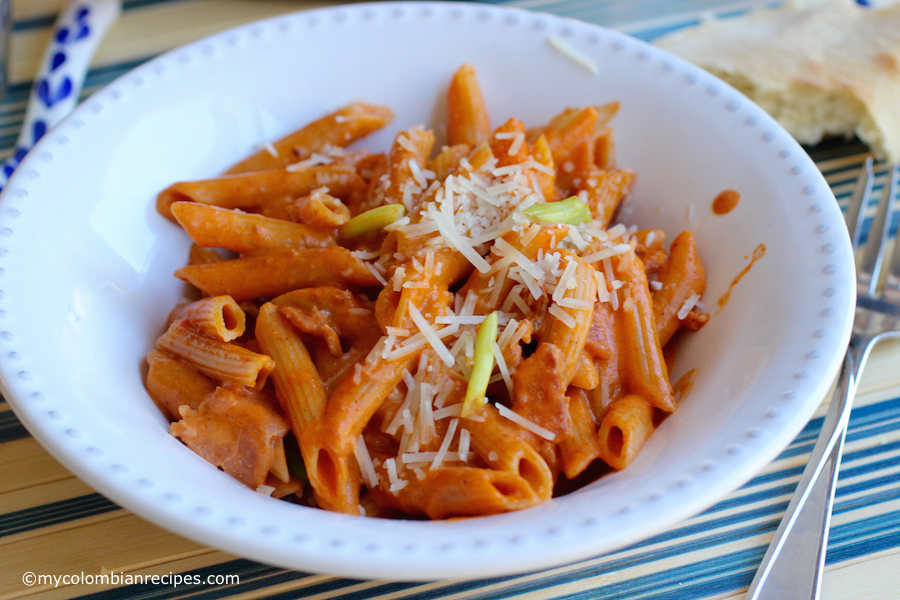 One-Pot Creamy Pasta with Bacon and Chorizo