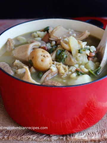 Mazamorra Chiquita (Boyaca Region Soup) |mycolombianrecipes.com