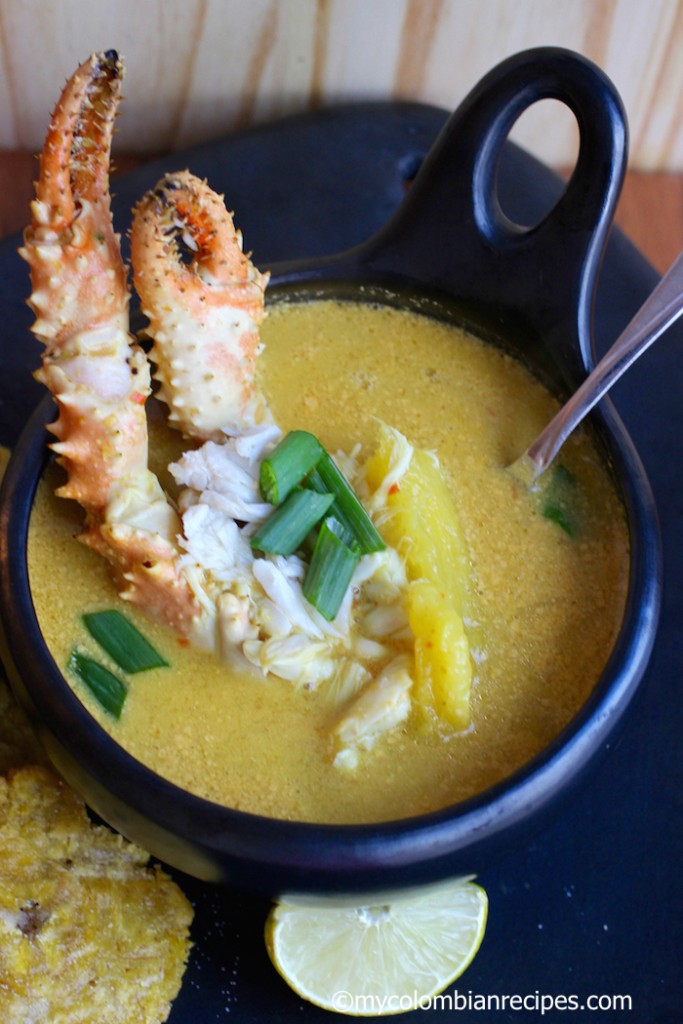 Sopa de Cangrejo (Crab and Coconut Soup) |mycolombianrecipes.com