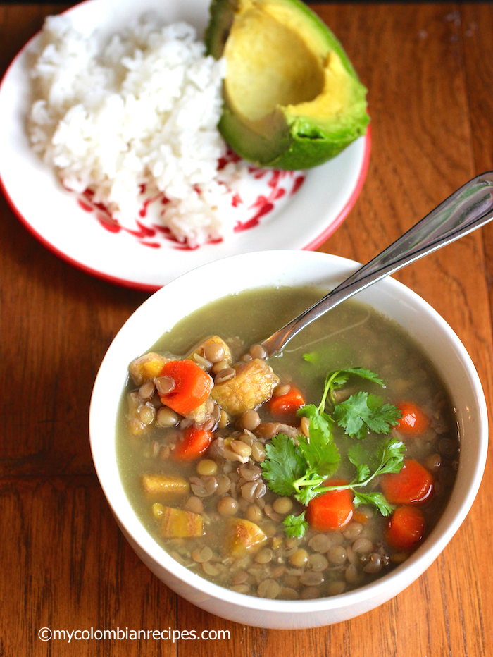 Sopa de con Plátano Verde Plantain and Soup) - Colombian Recipes