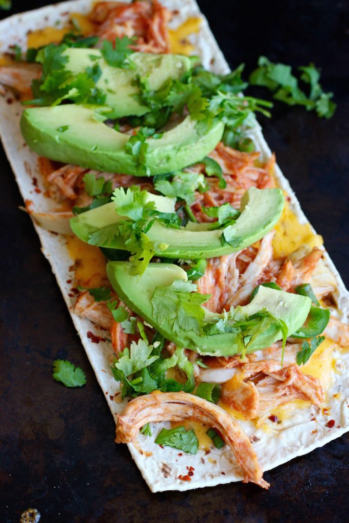 Chicken and Avocado Pizza