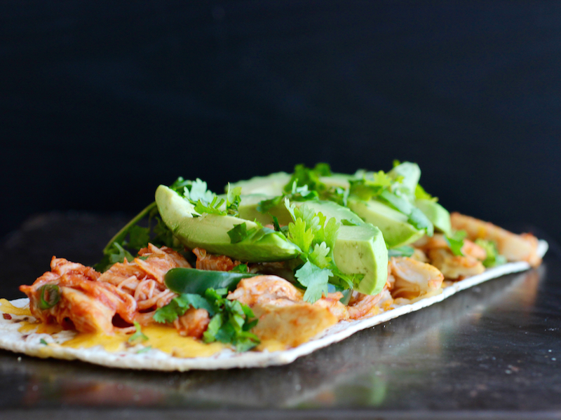 Avocado Chicken Pizza