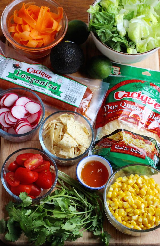 Longaniza Taco Salad