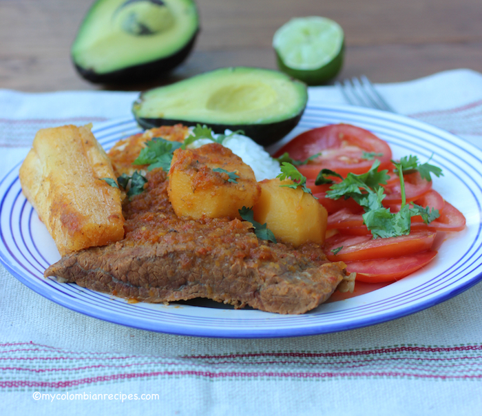 Sobrebarriga Sudada (Flan Steak Stew)