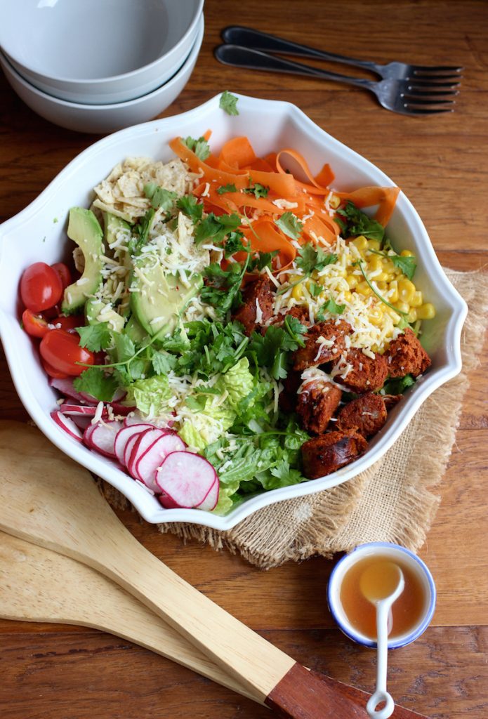 Longaniza Taco Salad