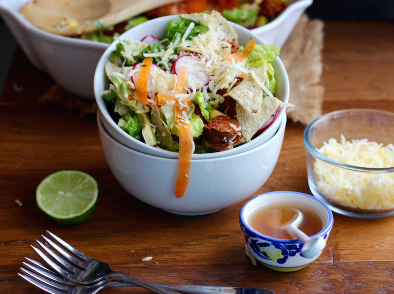 Longaniza Taco Salad