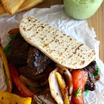 Lomo Saltado Sandwich