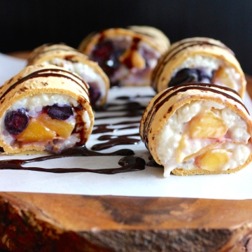 Rice Pudding and Fruit Rolls