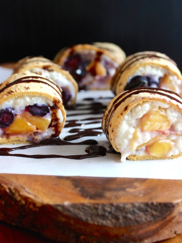 Rice Pudding and Fruit Rolls