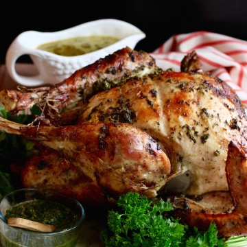 Chimichurri Butter Roasted Turkey