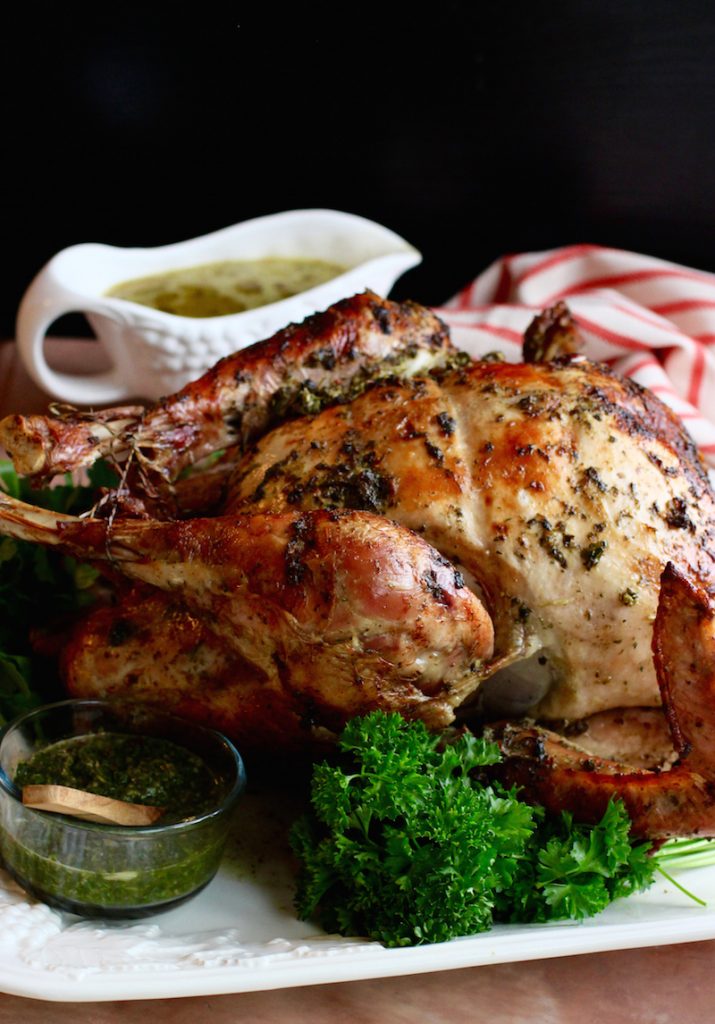 Chimichurri Butter Roasted Turkey