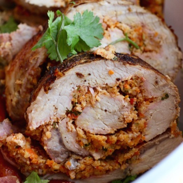 Stuffed Pork Loin and IMUSA Giveaway