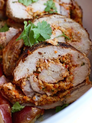 Stuffed Pork Loin and IMUSA Giveaway