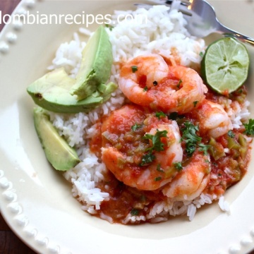 Receta de Camarones Guisados