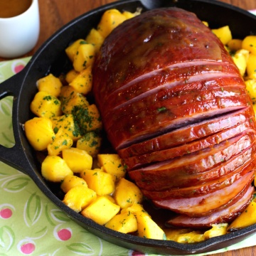 Mango Chili Glazed Ham