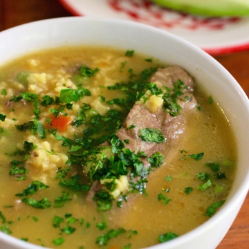 Sopa de Arroz con Costilla