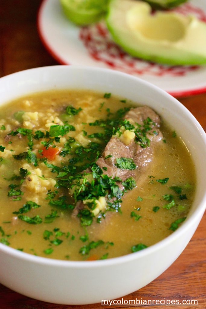 Sopa de Arroz con Costilla