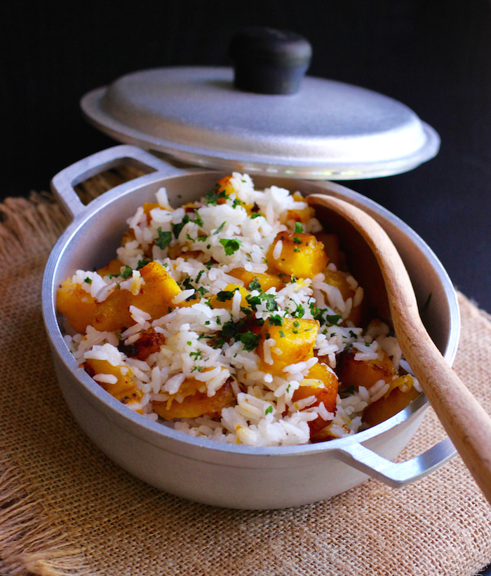 Arroz de Pajarito (Rice with Ripe Plantain)