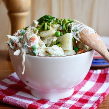 Potato, Chicken and Apple Salad