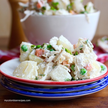 Potato, Chicken And Apple Salad