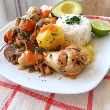 Sudado de Tres Carnes (Colombian Three Meats Stew)