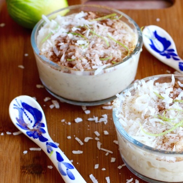 Lime Rice Pudding