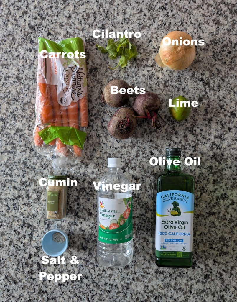 Carrots And Beets Salad 