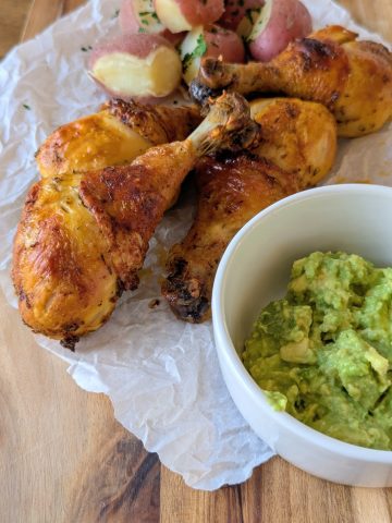 Colombian style Roasted Chicken legs
