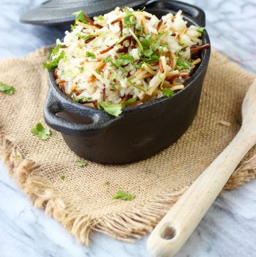 Rice with Angel Hair Pasta