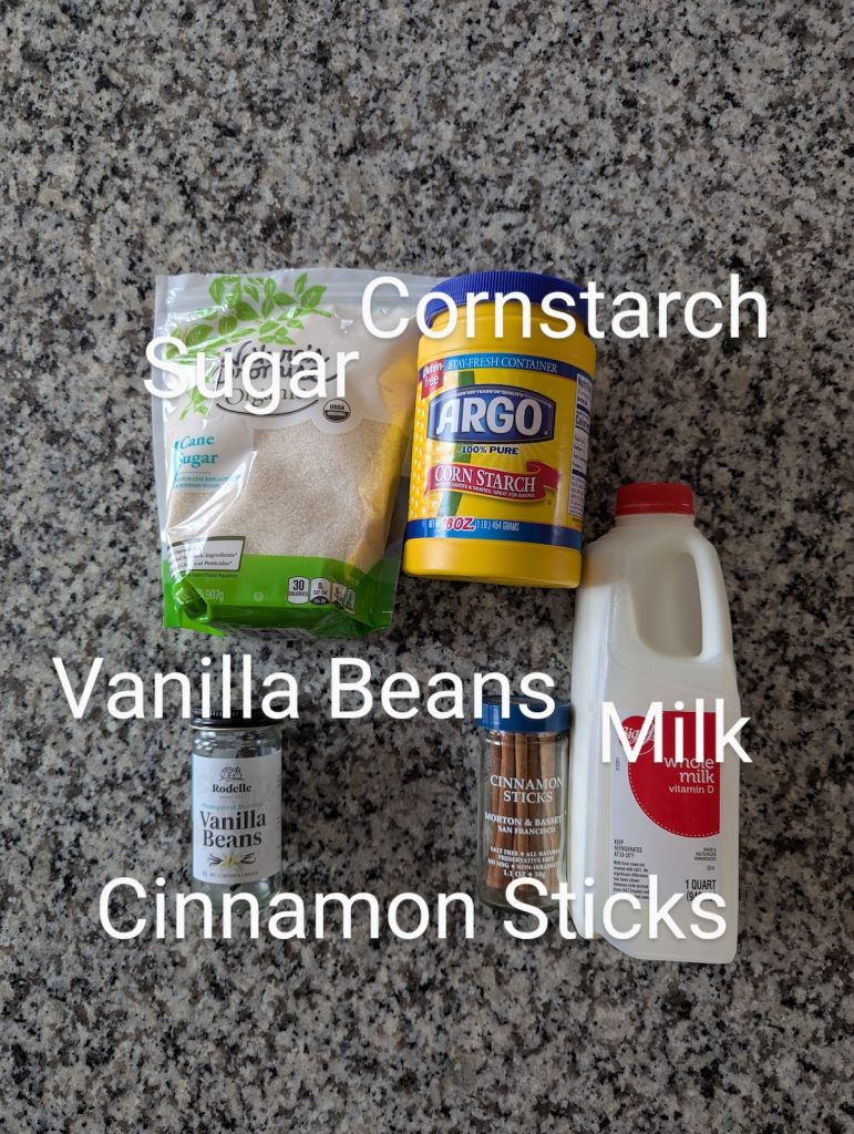 Colada De Maizena Ingredients