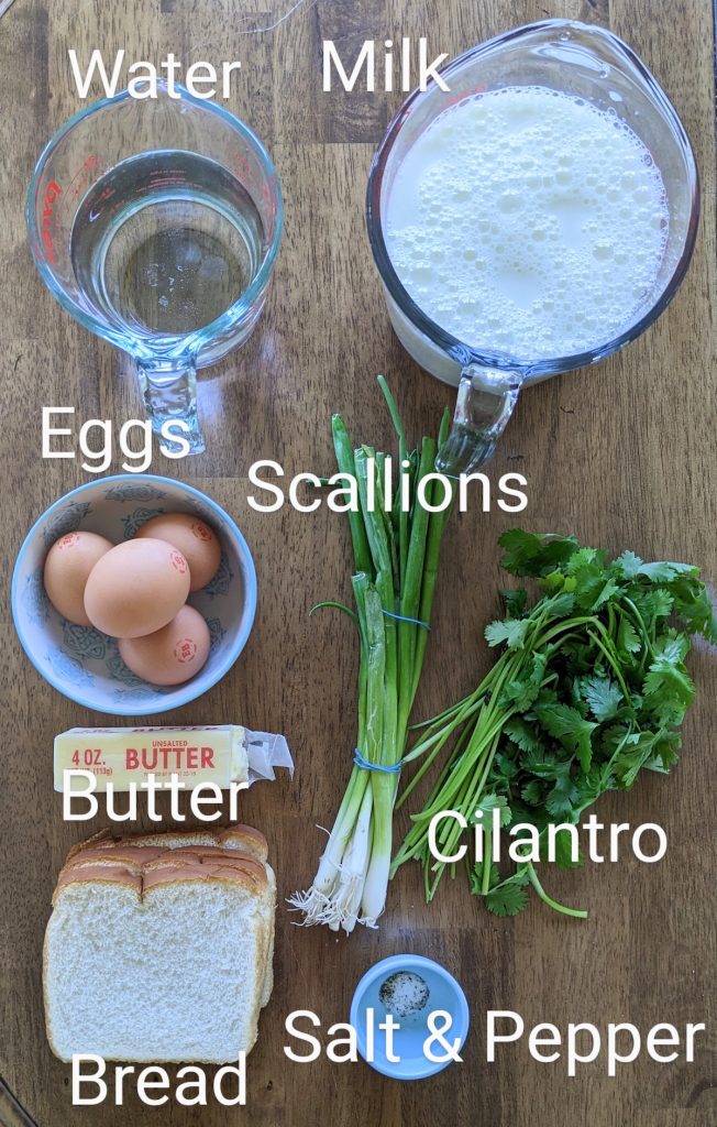 Changua Ingredients